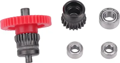Produktbild von Extruder-Zahnradsatz als Ersatz für Ender 3 V2 Neo V3 SE S1 Pro 3D-Drucker, POM-gehärteter Stahl, DLC-beschichtete Extruder-Zahnräder