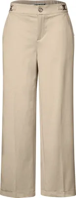 Produktbild von Street One Straight Leg Pique side buckle coastal beige 44