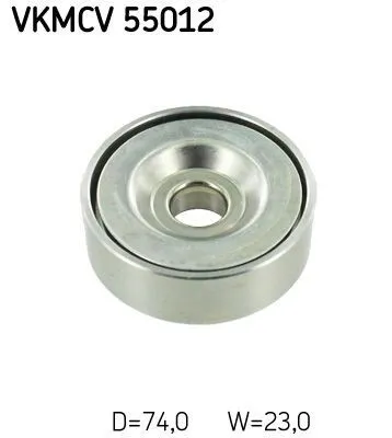 Produktbild von SKF VKMCV 55012 Umlenkrolle Keilrippenriemen für MAN TGS II TGX II TGS TGM II TGX