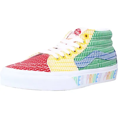 Image de Sport / Chaussures de sport pour femmes VANS UA SK8-MID, couleur : multicolore, référence : MULTIWHT
