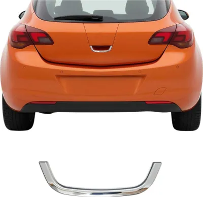 Image de Garniture supérieure de Coffre pour Opel Astra J 2010-2015 acier inox