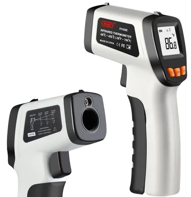 Produktbild von Xinjiayi Infrarot -Thermometer -58 ° F  788 ° F (nicht Menschen), Lasertemperaturpizza -Ofen, nicht kontaktes Kochen/Grillen/Gefrierschrank, Grau
