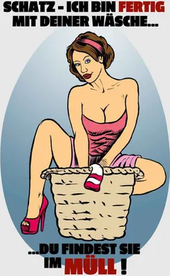 Immagine prodotto di vianmo Insegna in legno 18x12 cm Pinup Schatz bin fertig mit Wäsche
