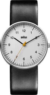 Produktbild von Braun Herren 3-Zeiger Analoguhr mit Lederarmband und Edelstahlgehäuse