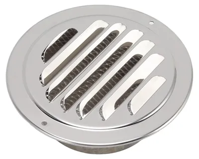 Obrázek produktu pro Ventilační mřížka z nerezové oceli, průměr 100-160 mm, kruhová výstupní mřížka