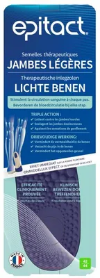 Produktbild von Epitact Einlegesohlen „Leichte Beine“ 42–44 (1 Paar)
