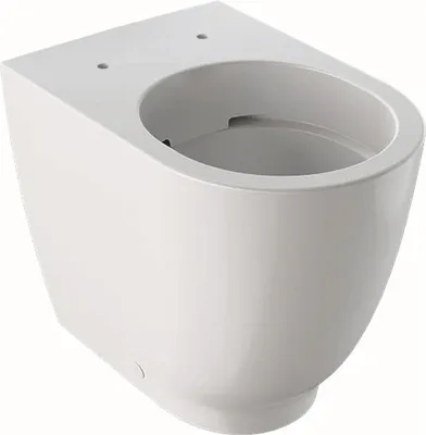Produktbild von GEBERIT Stand-WC Acanto Tiefspüler ohne Spülrand weiß glänzend ohne WC-Sitz 500602012