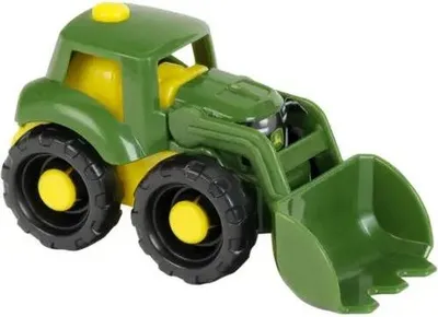 Produktbild von Theo Klein John Deere Traktor Modellfahrzeug im Maßstab 1:50, detailgetreu, ca. 12 cm lang