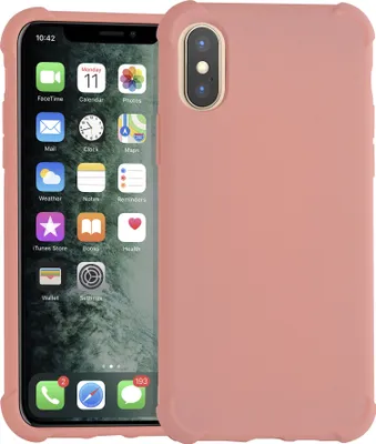 Produktbild von Apple iPhone Xs Max Pink Back cover case - Silicone