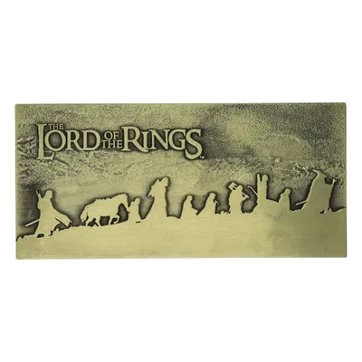 Obrázek produktu pro Der Herr der Ringe Metallschild The Fellowship Limitovaná edice