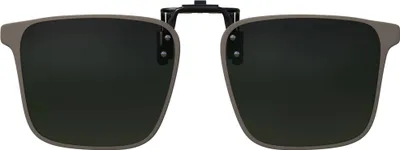 Produktbild von Polarisierter Brillen Aufsatz Clip-On 30630 Schwarz verspiegelt