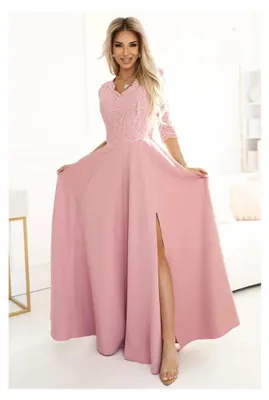 Productafbeelding van Numoco Damesjurk, model Amber, poederroze, maat S