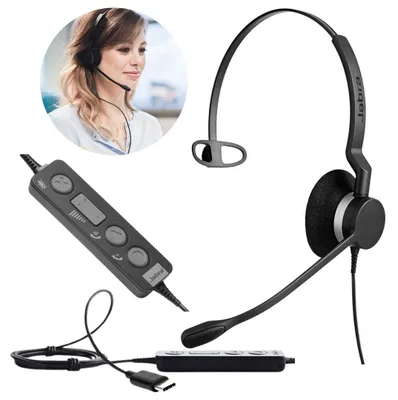 Image de Jabra 2393-829-109, Câble, Bureau / centre d'appels, 49 g, Casque avec microphone