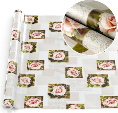 Produktbild von Tischdecke Wachstuch MIMOSA Blumen Beige Robust Wasserabweisend Breite 140 cm Länge 2000 cm