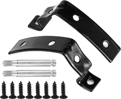 Image de Kit de charnières pour Audi A4, S4, RS4 B6, B7 - Kit de réparation pour le couvercle de la boîte à gants - 8E2857131