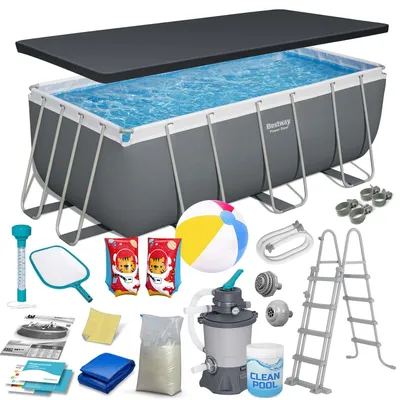 Obrázek produktu pro Zahradní bazén s rámem 412x201x122 cm 17v1 Bestway 56457N