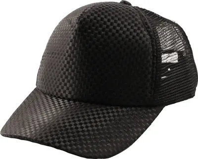 Produktbild von Basecap - kariert - schwarz - Baseball Cap