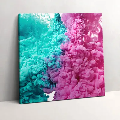 Produktbild von Modern art - abstract stains – Leinwandbild Wandbild – 60x60 cm – Leinwandbilder – Wandbilder – Schlafzimmer – Flur