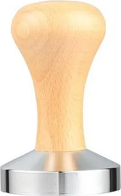 Produktbild von 51-mm-Kaffeepulverpresse, Kaffeebereiter-Zubehör, Haushaltsartikel, Holzfarbe, 51 mm, flacher Boden