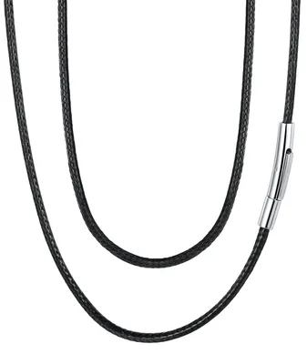 Obrázok produktu pre Kožená retiazka FaithHeart, pánska/dámska, kožené remienky, 2 mm