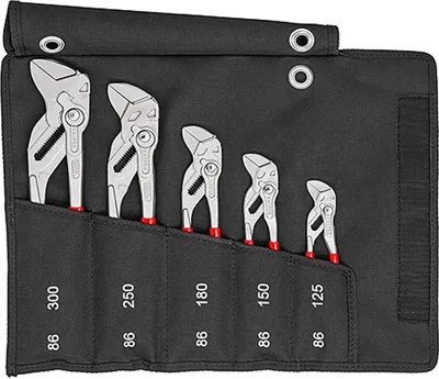 Obrázok produktu pre Knipex 00 19 55 S4, Sada klieští, Oceľ, Plast, Červená, 125 mm, 30 cm