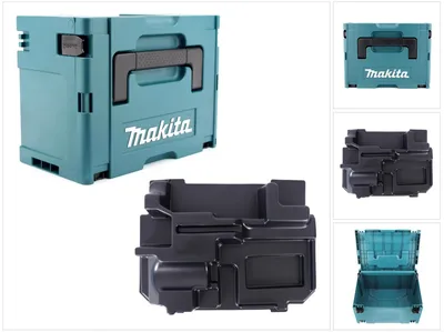 Obrázok produktu pre Systémový kufrík Makita MAKPAC 3 + vložka pre Makita BPJ / DPJ 180 / PJ 7000