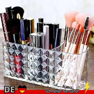 Produktbild von Spiegelschrank Rautenmuster Aufbewahrung Badezimmer 2er