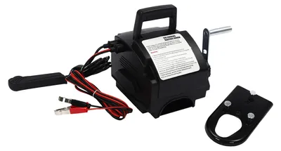Obrázok produktu pre Elektrické navijaky, ťahová sila 2000 libier, motor 300 W, čierna farba