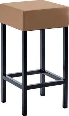 Produktbild von Barstuhl Mayer Sitzmöbel 1113 34 x 34 x 65 cm Stahl schwarz/hellbraun