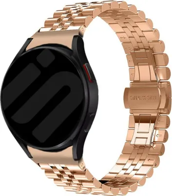 Produktbild von Strap-it Samsung Galaxy Watch 6 - 40mm Jubilee Stahlarmband (Roségold)
