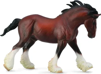 Produktbild von Collecta Pferde: Clydesdale Hengst 20 cm braun