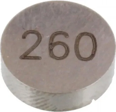 Image de Ventil-Einstellplättchen JMP 9,5mm 2,60 für Kawasaki VN Classic , Yamaha YZF-R1 250 / 300 / 350 / 400 / 425 / 450 / 550 / 600 / 700 / 750 / 800 / 850 / 900 / 955 / 1000 / 1050 / 1100 / 1200 / 1215 / 1300 / 1400 / 1670 / 1700 / 1800 / 2460 c