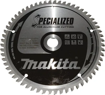 Produktbild von Makita Sägeblatt SPECIALIZED 190x20x60Z, 2,0 mm