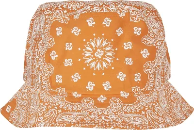 Immagine prodotto di FLEXFIT 5003BP | Cappello a secchiello con stampa bandana - Colore: Arancione/Bianco - Taglia: Unica