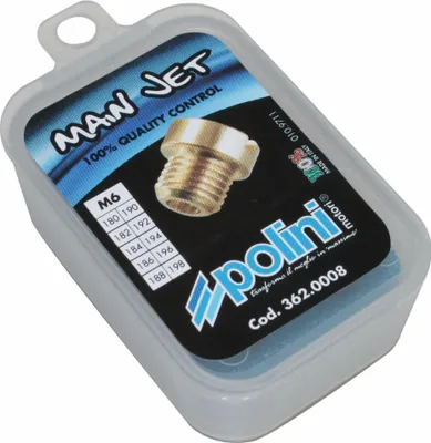 Image de Jeu de gicleurs principaux Polini 6mm pour carburateur Dellorto 180-198