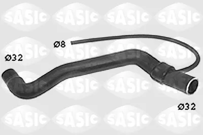 Produktbild von SASIC SWH6816 Kühlerschlauch Wasserschlauch
