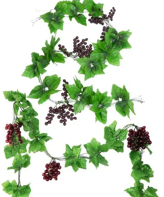 Immagine prodotto di Uva artificiale - Set di 10 grappoli d'uva - Ideale per decorazioni