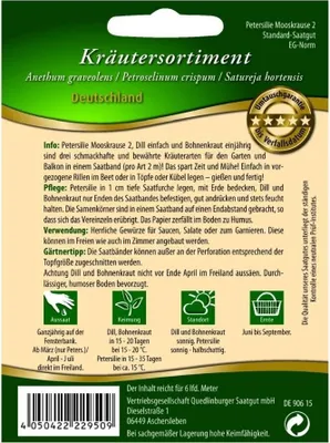 Produktbild von Saatband Kräutersortiment, Deutschland