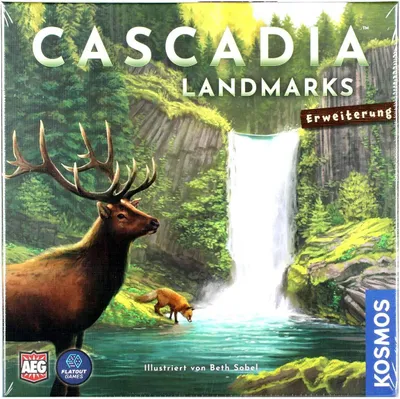 Zdjęcie produktu dla Kosmos Cascadia Landmarks, Gra planszowa, Rodzina, 10 lat(a), 60 min