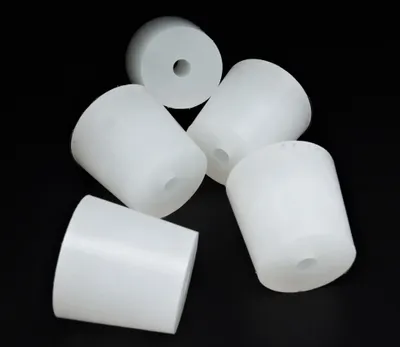 Produktbild von Silikon Stopfen 38/31mm + 1 Loch x 5 Stk. Konischer Silikonstopfen, Silikon Pfropfen