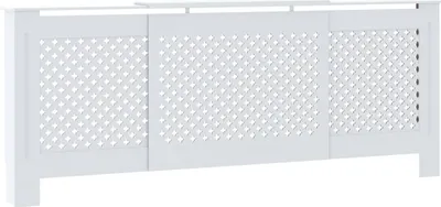 Produktbild von MDF Heizkörperverkleidung Weiß 205 cm