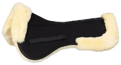 Obrázek produktu pro Podložka pod sedlo z jehněčí kůže Equinate Spinefriend spine-free L black-natural
