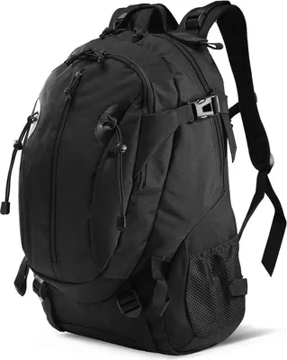 Produktbild von (Schwarz) 30L Outdoor Camping Bag Tragbarer Angriffsrucksack Militärischer Taktischer RucksackWandern Reisen