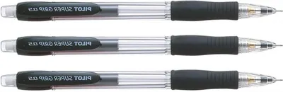Productafbeelding van Vulpotlood 0,5 mm, Super Grip, Zwart, 3 Stuks