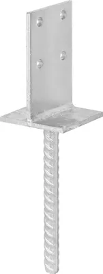 Immagine prodotto di ADGO Base per palo PSW 90 mm, forma a T, T-Shape, supporto per palo da fissare nel cemento