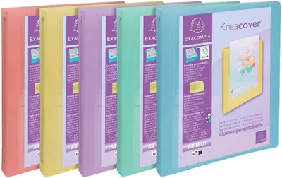 Image de Classeur à anneaux 4R 30 mm PP A4+ Krea Pastel