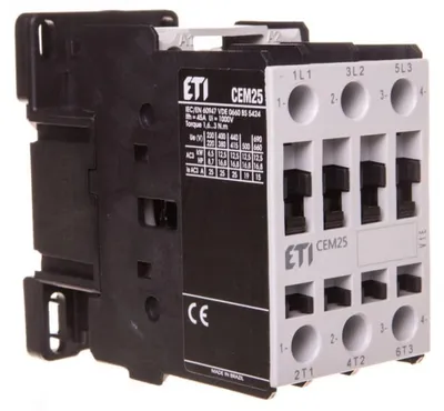 Immagine prodotto di Interruttore magnetotermico 25A, 3 poli, 230V AC, modello CEM25.00-230V-50/60Hz, codice prodotto 004645103
