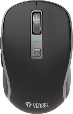 Image de Souris sans fil rechargeable YENKEE YMS 2085BK, Bluetooth 2.4G, 2400 DPI, Batterie 500 mAh, Autonomie 90 heures