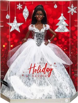 Immagine prodotto di Barbie Mattel con capelli lunghi intrecciati firmati Holiday 2021