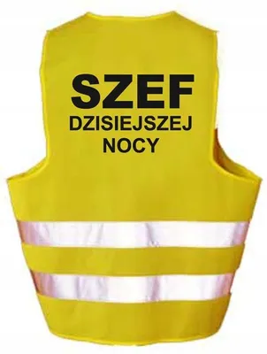 Obrázek produktu pro Reflexní vesta partyo SZEF OF THE NIGHT